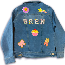 Chammaras de mezclilla con parches